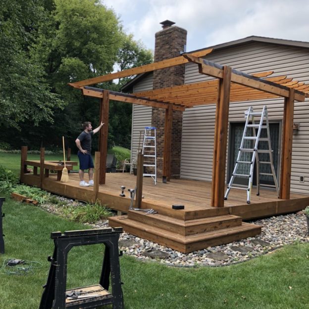 Pergola for my Neighbor - Verlo House to Home